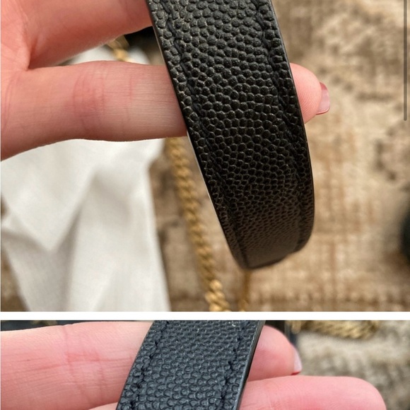 Authentic YSL Grain de Poudre Crossbody Round Camera Bag - Picture 7 of 9